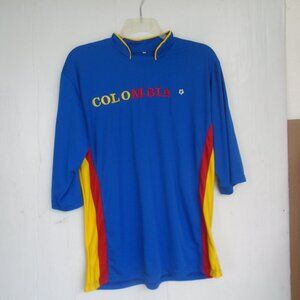 Unbranded Colombia National Soccer Jersey #1 Mens Size L Blue